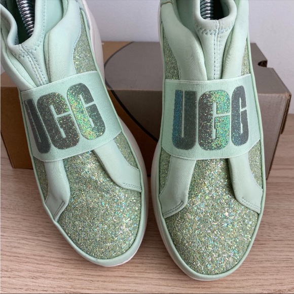 Ugg Neutra Chunky Glitter Platform Sneaker “Mint”- SZ 10 - Picture 6 of 11